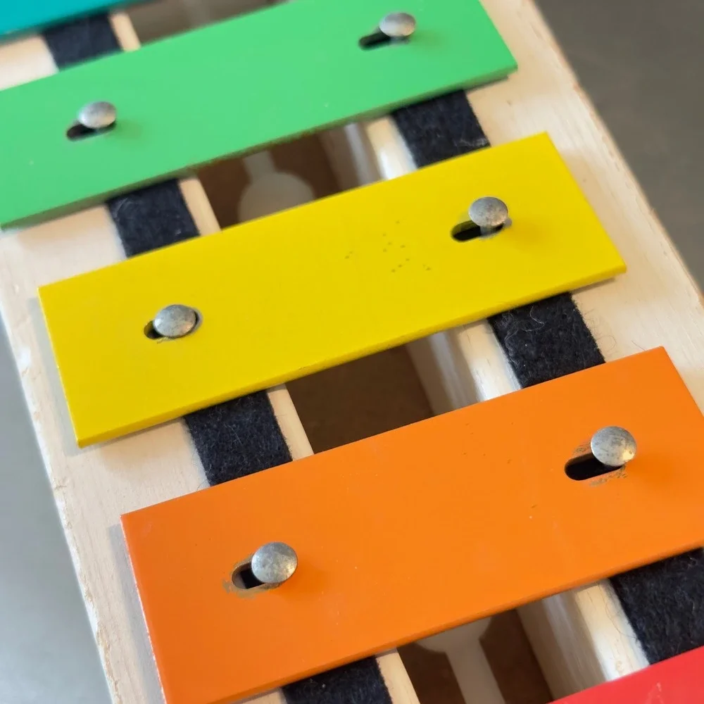 Vtg‎ 1985 Fisher-Price Pull-A-Tune #870 Xylophone Child's Musical Pull Toy Base
